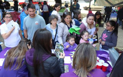 Usuarios de feria Prodesal aprenden nuevas recetas saludables