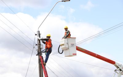 Notorio avance de luminarias Led presenta sector urbano de Los Ángeles