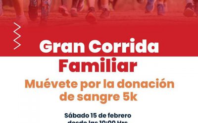 Este fin de semana será la gran corrida familiar «Muévete por la donación de sangre»