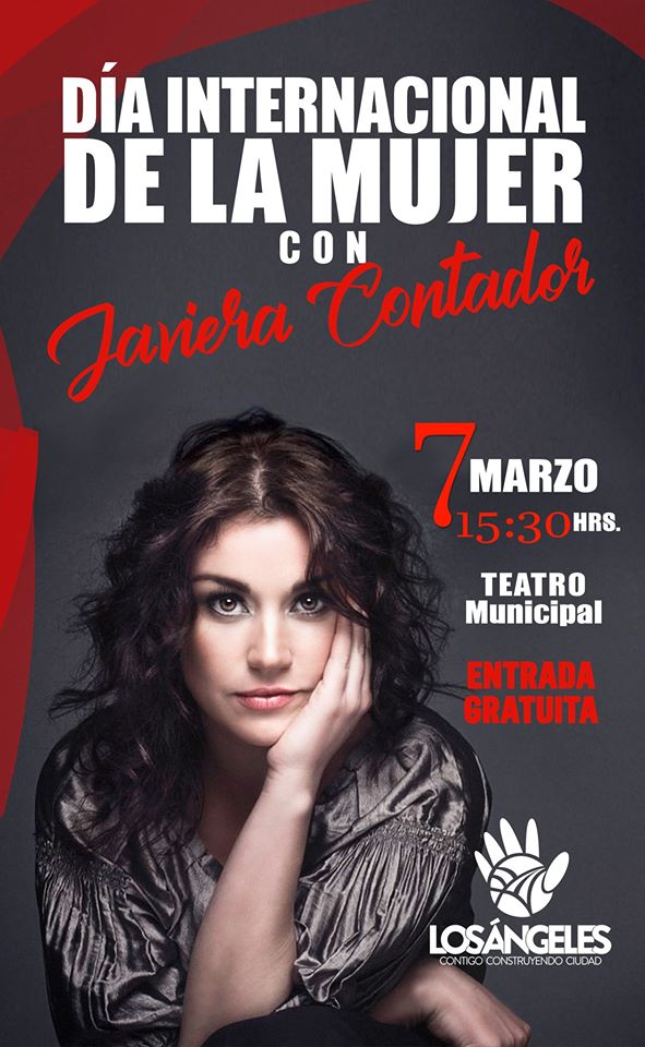 Una charla de empoderamiento femenino dictará Javiera Contador en Los Ángeles