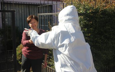 Con visitas domiciliarias, teletrabajo y atención telefónica continúa funcionando el Centro Integral del Adulto Mayor