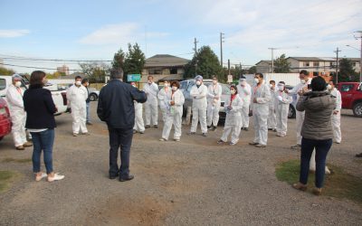 Municipalidad de Los Ángeles continuó con la entrega de alimentos a los vecinos más necesitados