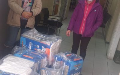 EL Centro Integral del Adulto Mayor recibió una donación de más de 200 pañales para la tercera edad