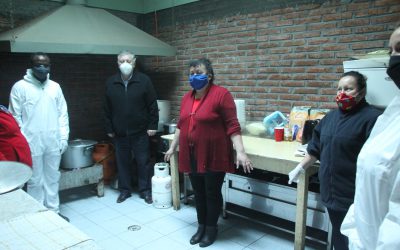 Alcalde visitó la olla común de Parroquia Santiago Apostol