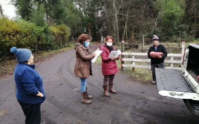 El Centro Integral del Adulto Mayor visita y entrega ayuda a los usuarios de sectores rurales