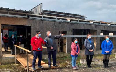 Anuncian reactivación de obras de dos jardines infantiles en Los Ángeles