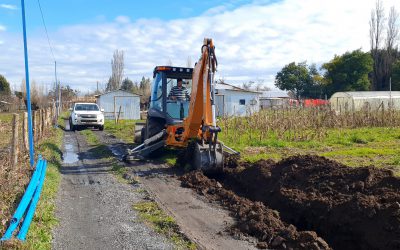 PARTEN OBRAS DE AGUA POTABLE RURAL EN SECTOR LOS SAUCES