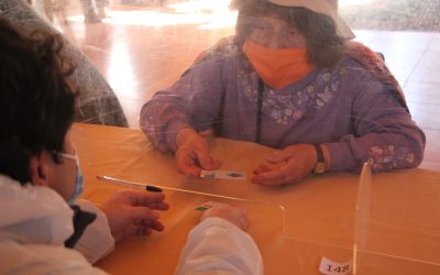 Mortandad también fue parte de los operativos de entrega de ayuda social en sectores rurales