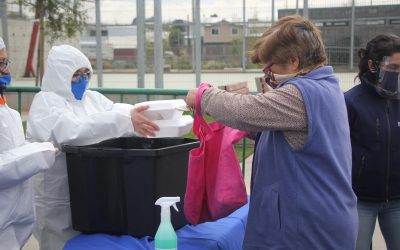 “Chef al volante” repartió los primeros mil almuerzos en el Parque Estero Quilque