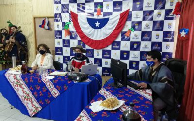 Con fonda virtual el Centro Integral del Adulto Mayor celebró vísperas de Fiesta Patrias con sus usuarios