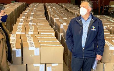 Comienza distribución de cajas de alimentos a estudiantes más vulnerables