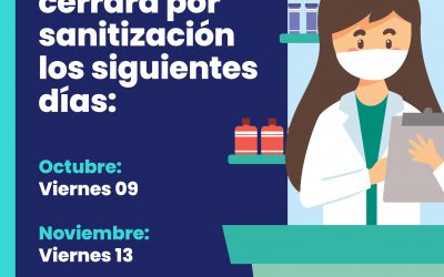 Farmacia comunitaria cerrará este viernes por sanitización