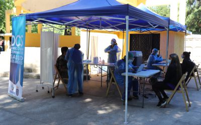 Búsqueda activa de casos Covid-19 en Plaza Pinto superó las 200 personas