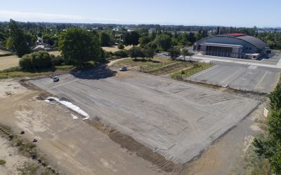 Municipalidad comienza construcción de cancha deportiva multipropósito en sector del Polideportivo