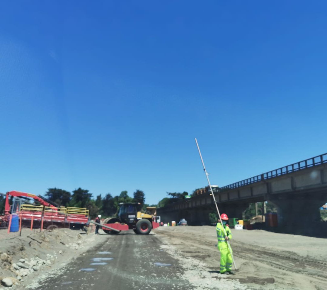 En el Puente Coigüe partieron las obras de la ruta Nahuelbuta