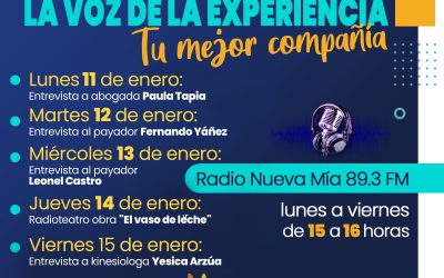 Payadores, radioteatro, consultas y música trae “La voz de la experiencia”