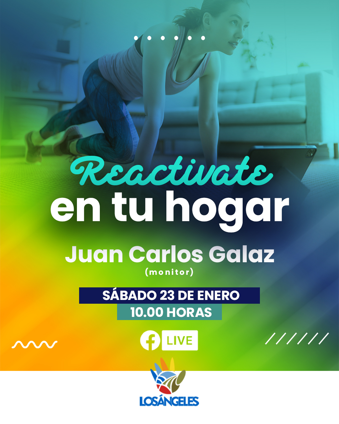 Con mini tenis para la familia la oficina de Recreación comienza “Reactívate en tu hogar”