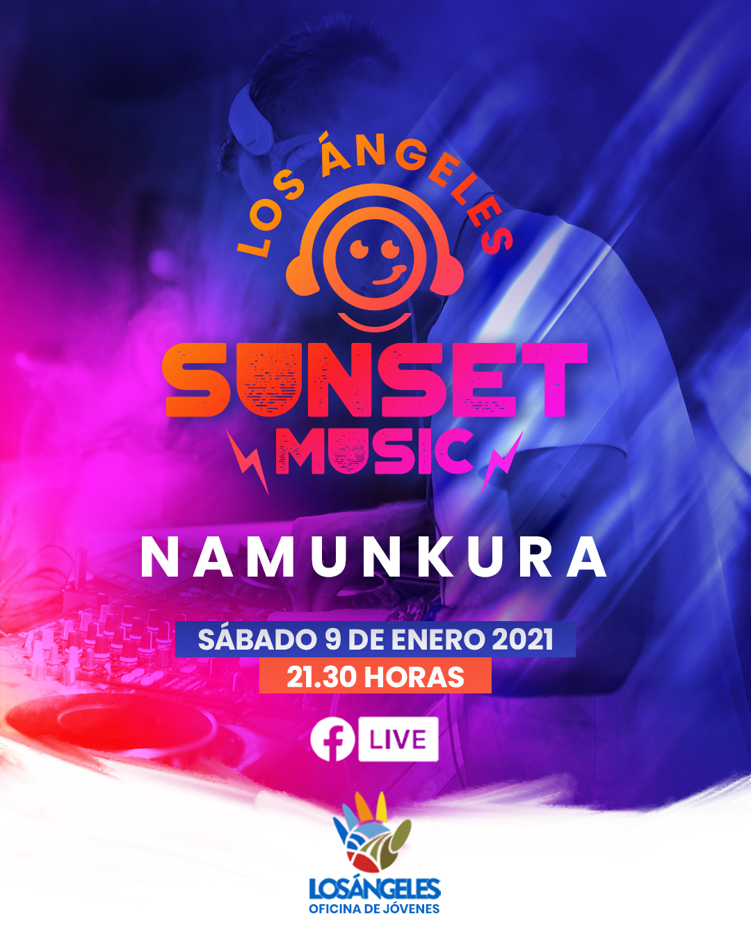 Este sábado Namunkura trae los sonidos electrónicos en “Los Ángeles sunset music”