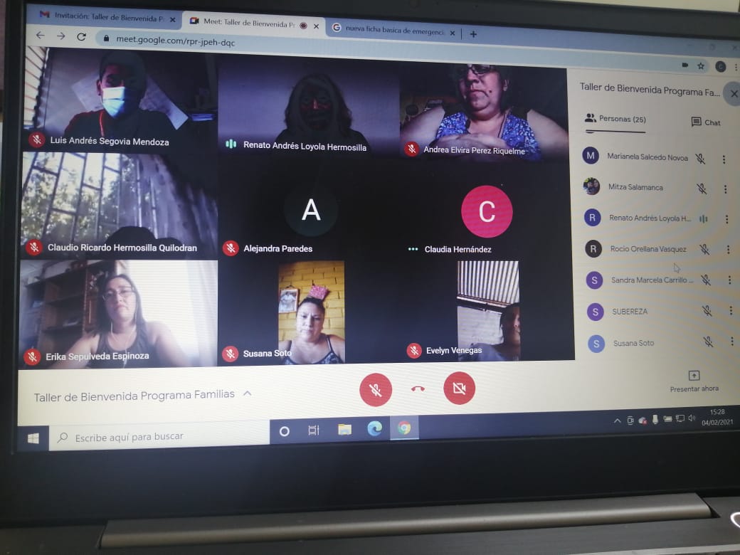 Programa Familia realizó talleres de bienvenida a usuarios