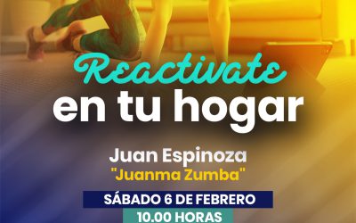 Este fin de semana la Zumba será parte de “Reactívate en tu hogar”