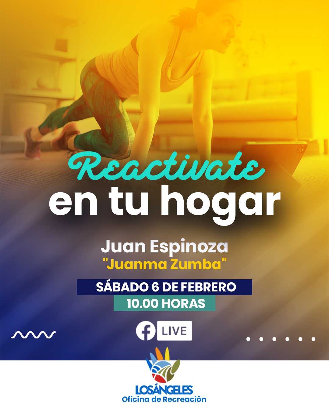 Este fin de semana la Zumba será parte de “Reactívate en tu hogar”