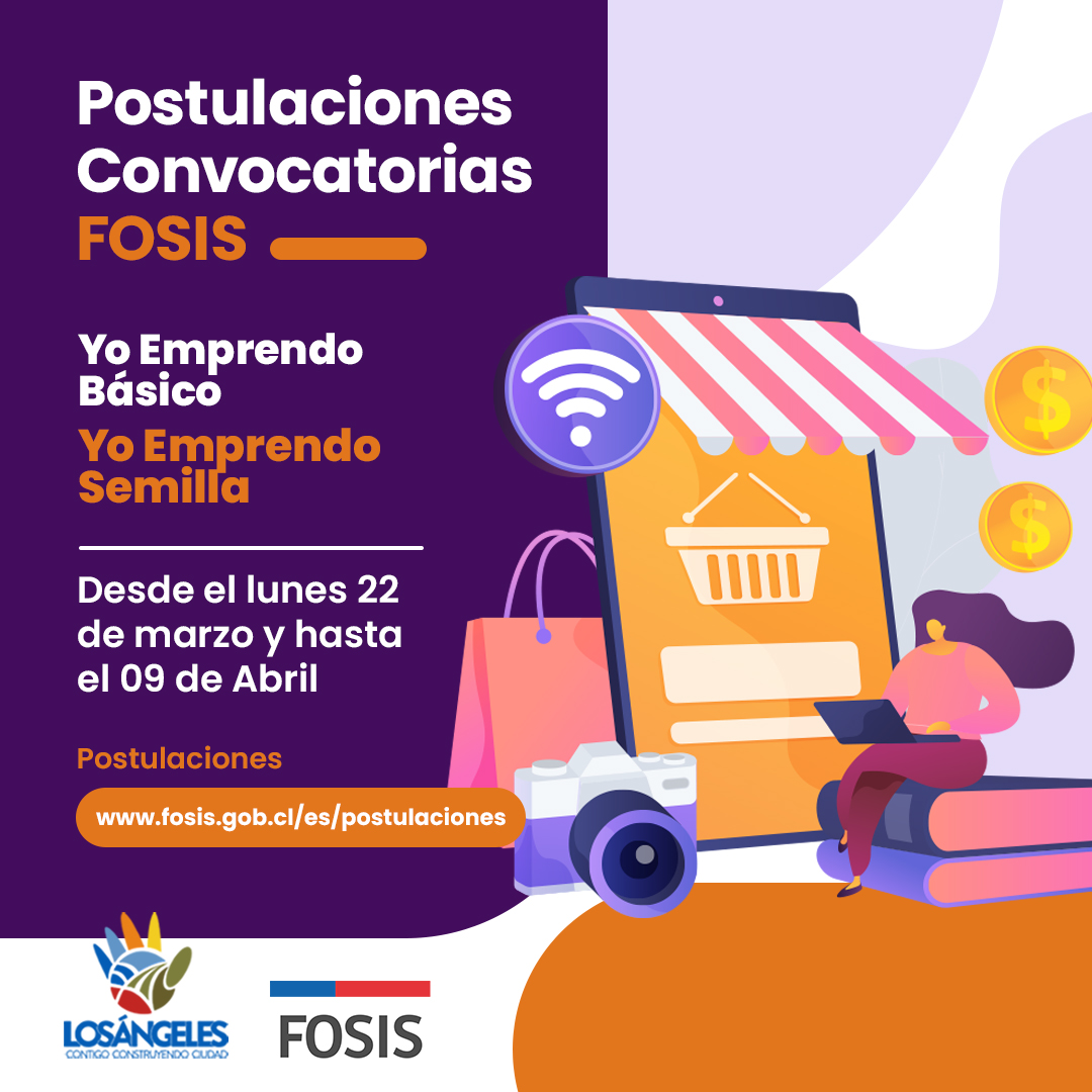 ABREN CONVOCATORIAS FOSIS PARA EMPRENDEDORES