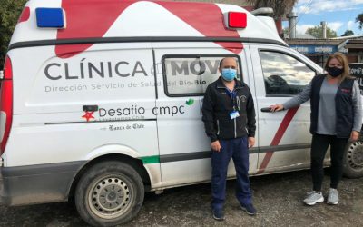 Sector privado apoya con móvil proceso vacunatorio en zonas rurales de Los Ángeles