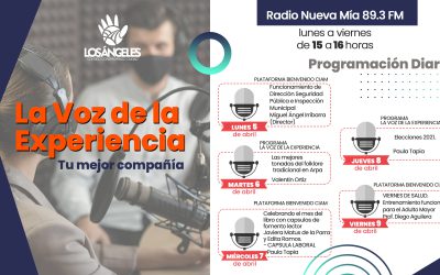 Conoce la programación de “La voz de la experiencia” para esta semana