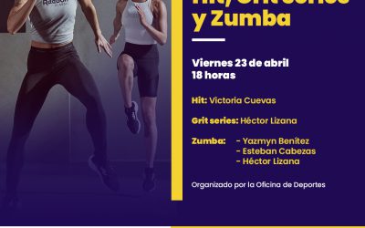 Oficina de Deportes sumará éste viernes «hit» y «grit series» a su tradicional zumba