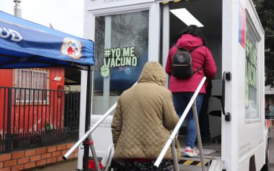 800 dosis aplicó vacunatorio móvil esta semana y seguirá en Paillihue