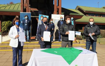 Parte oficialmente funcionamiento de ex edificio CMPC como centro multivacunatorio