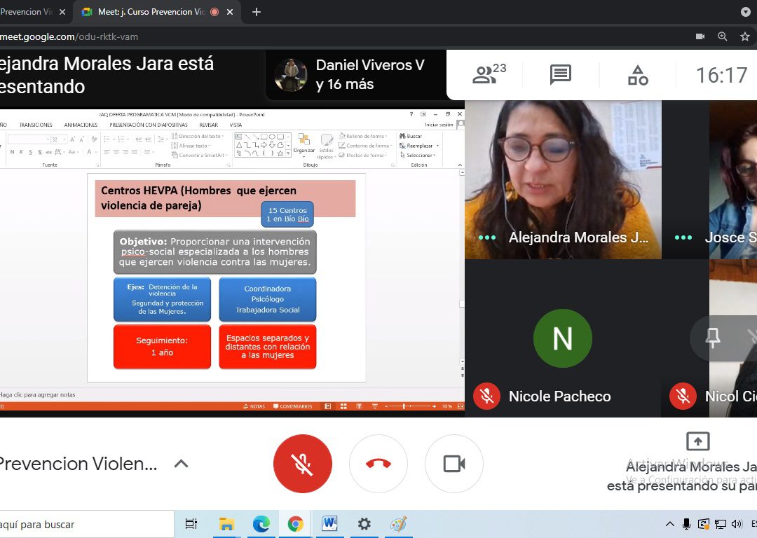 Programa de prevención de violencia contra la mujer realizó primera jornada de curso de monitores