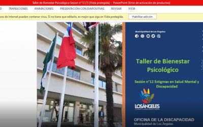 Con éxito se realiza taller de bienestar psicológico para cuidadores de personas con discapacidad: Cuadros ansiosos y depresivos disminuyeron en un 40%