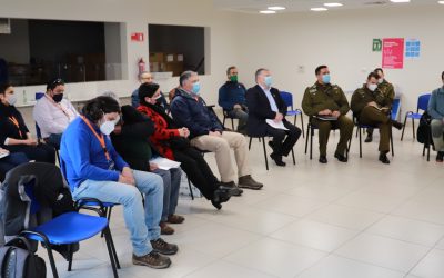 Comité de protección civil se alista para enfrentar incendios forestales.