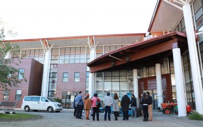 Avanzan obras de mejoramiento de dos establecimientos educacionales en Los Ángeles.