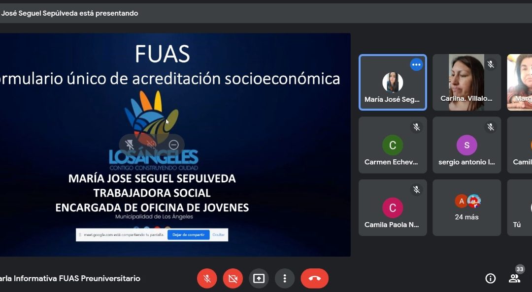 Oficina de Jóvenes ayuda a alumnos del Preuniversitario Municipal a postular al FUAS