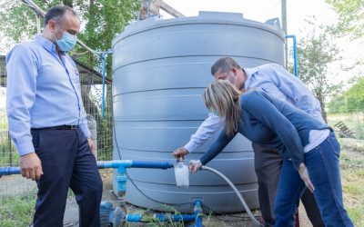 Inauguran nuevo sistema de agua potable rural para familias de El Ciprés