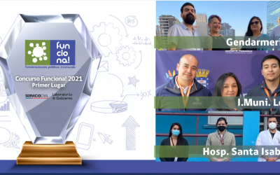 Proyecto de las direcciones de Informática y Medioambiente ganó concurso Concurso “Funciona!2021” de la Dirección Nacional del Servicio Civil