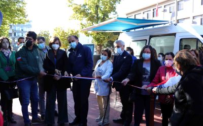 Inauguran primer vacunatorio móvil de la Dirección Comunal de Salud