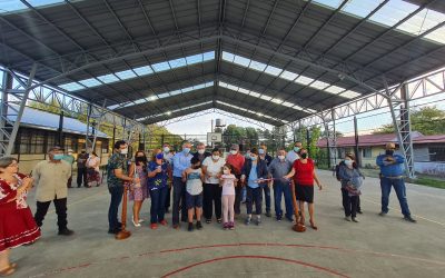 Inauguran la anhelada nueva multicancha del sector El Litre