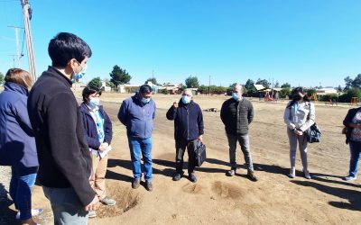 Visitan avance 100% Obra de Confianza de barrio Villa Génesis de Los Ángeles