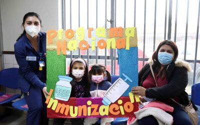 Con difusión a usuarios y funcionarios el CESFAM Sur celebró la Semana de la Inmunización