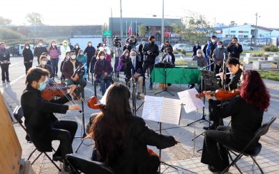 Intervenciones de música clásica llegaron a CESFAM Entre Ríos y Rural Santa Fe