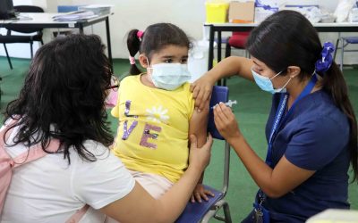 Refuerzo de vacunación Covid-19 en niños de 3 a 5 años solo alcanza al 7,8%