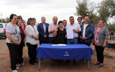 Autoridades firman convenio para construcción de CECOSF Villa Génesis