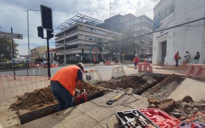 ¿En qué consisten las obras que se realizan en pleno centro de Los Ángeles?