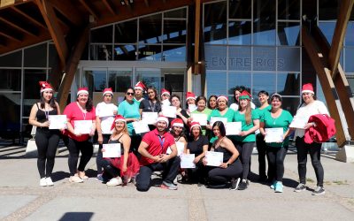 Demostración marcó cierre de talleres de actividad física 2023 del CESFAM Entre Ríos