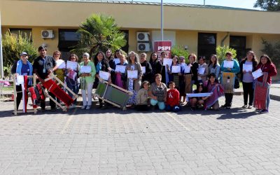 Telar mapuche y Trafkintu incluyó proyecto comunitario del CESFAM Santa Fe