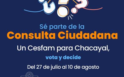 Únete a la Consulta Ciudadana para un Cesfam en Chacayal