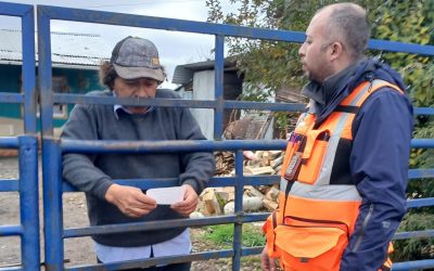 Notifican a propietarios de predios con factores de riesgo frente a situaciones climáticas de emergencia